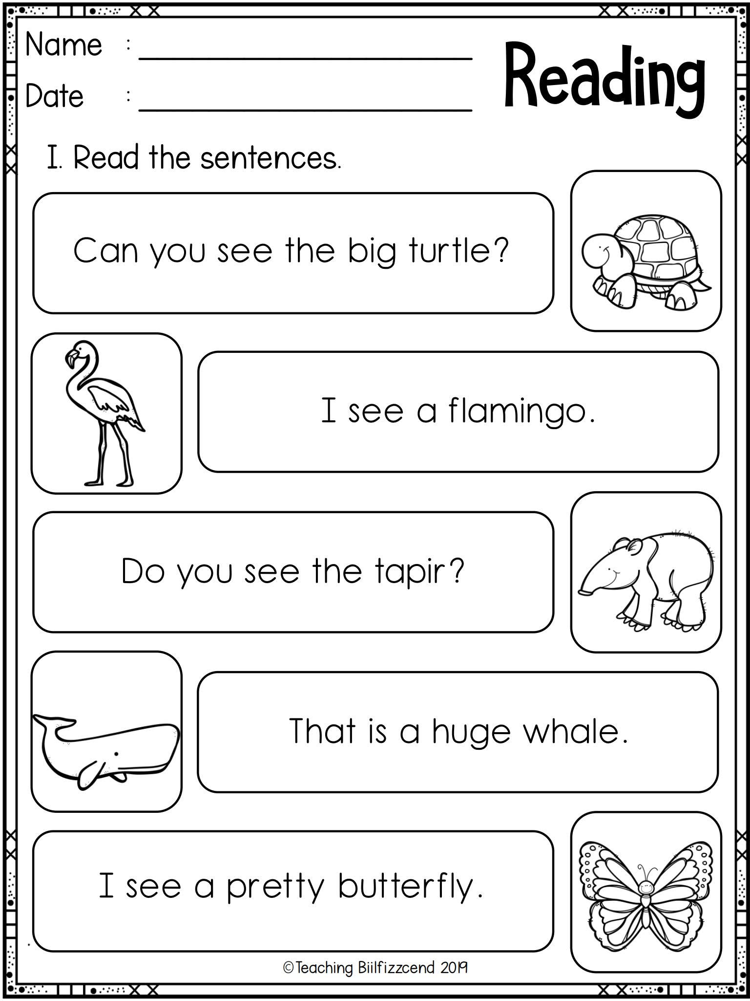 专项短句阅读理解练习册Reading Sentences