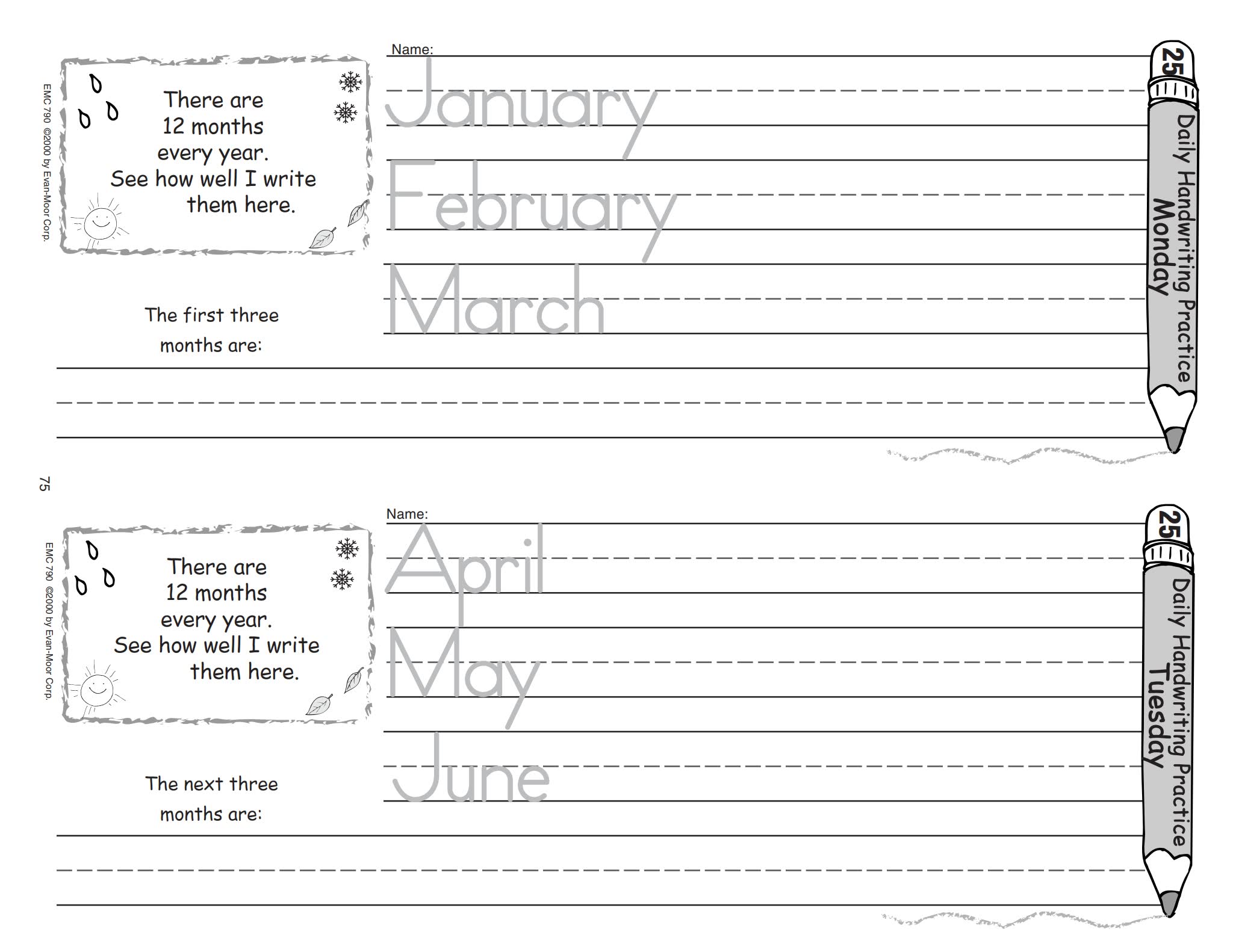 Evan Moor Daily Handwriting Practice Pdf Yiyaqimeng Com