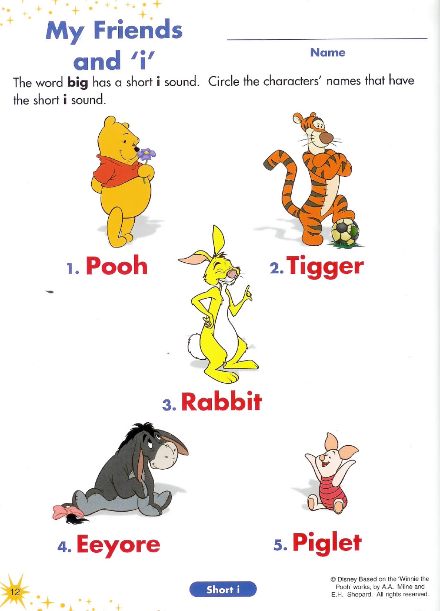 Phonics and Reading迪士尼自然拼读启蒙练习册