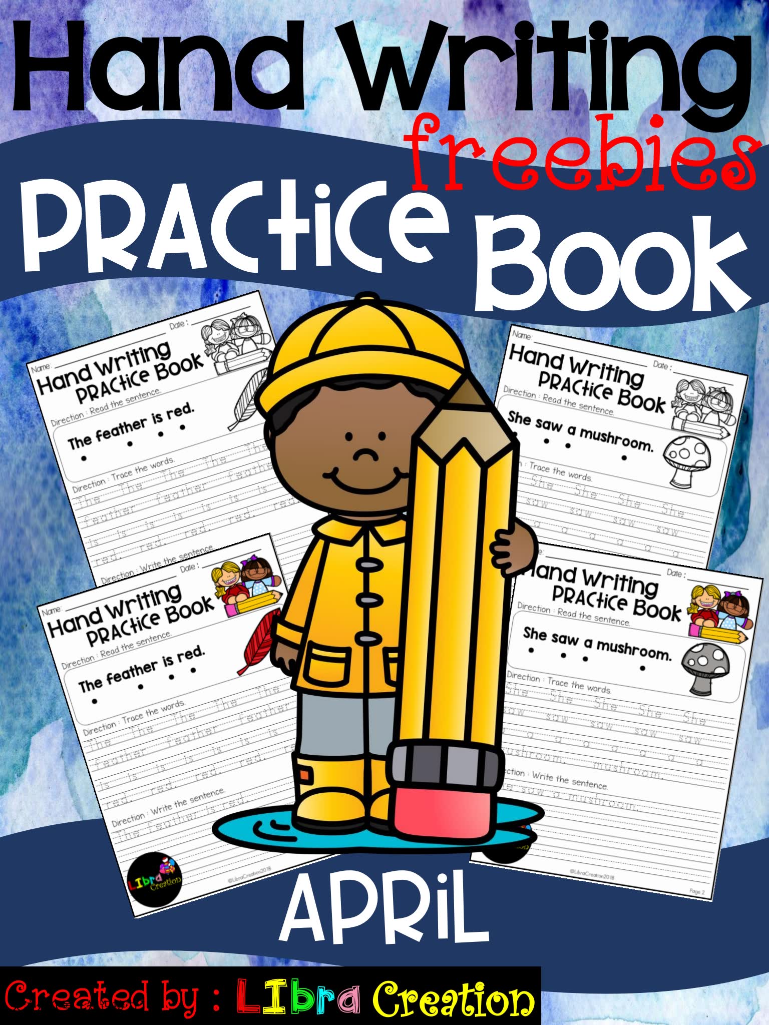 英文书写入门练习纸 Hand Writing Practice Book