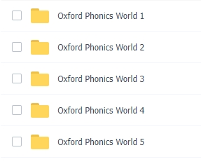 《牛津拼读世界Oxford Phonics World》1-5册PDF音频视频