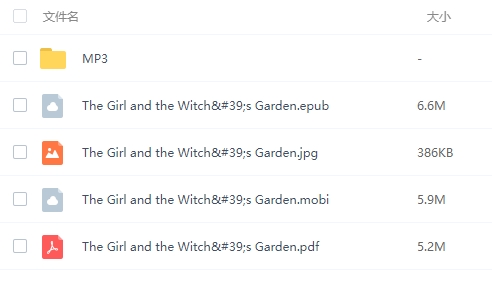 女孩魔法花园The Girl and the Witch’s Garden英文故事