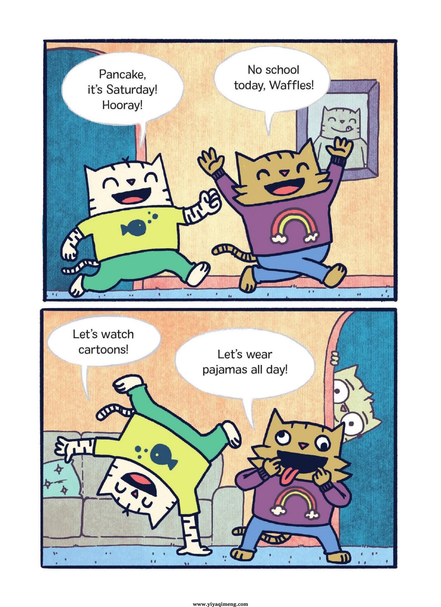 Waffles and Pancake Series儿童阅读全彩英文漫画系列