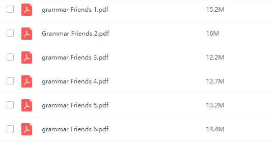英国牛津小学英语语法书Oxford Grammar Friends(小学1-6年级 语法教材)