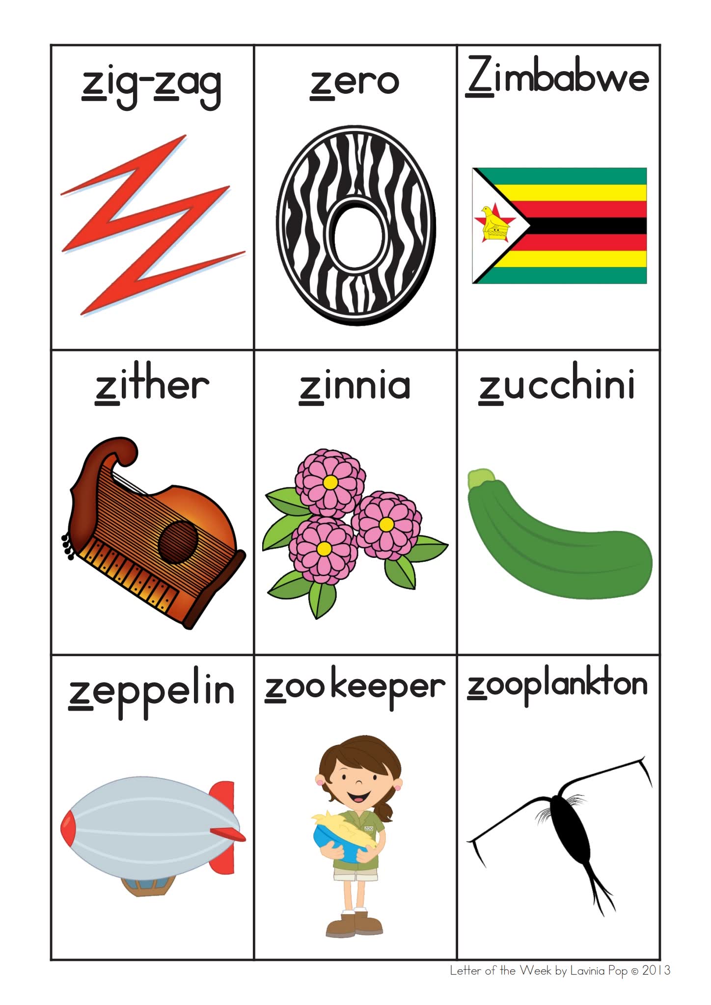 phonics Letter of the Week-26个字母启蒙全套2262页(可制卡可做练习)