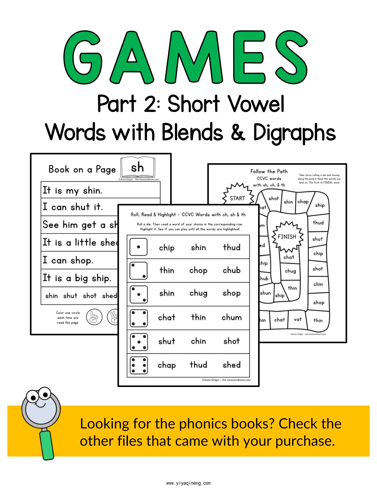 自然拼读互动书Phonics Books and Games