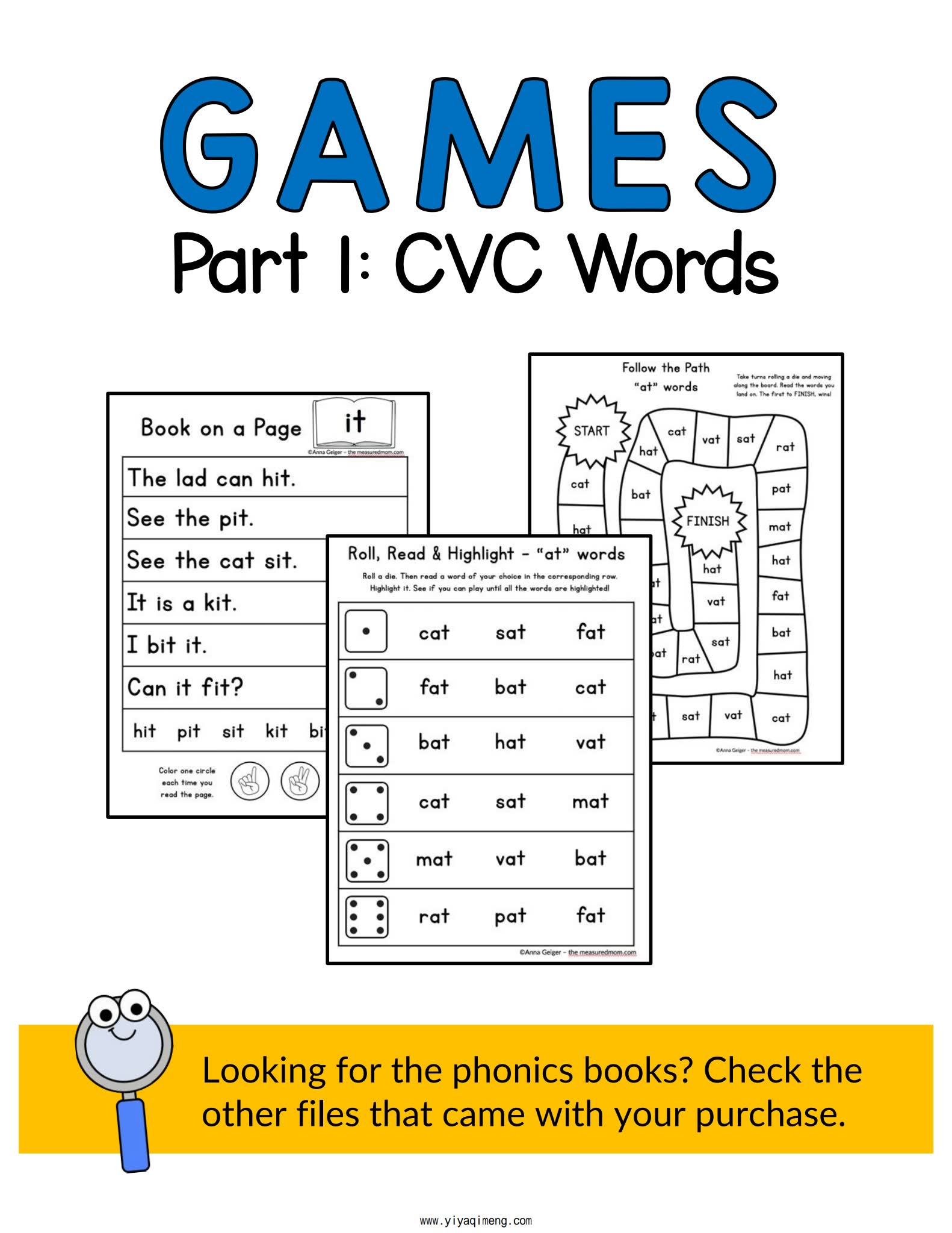 自然拼读互动书Phonics Books and Games