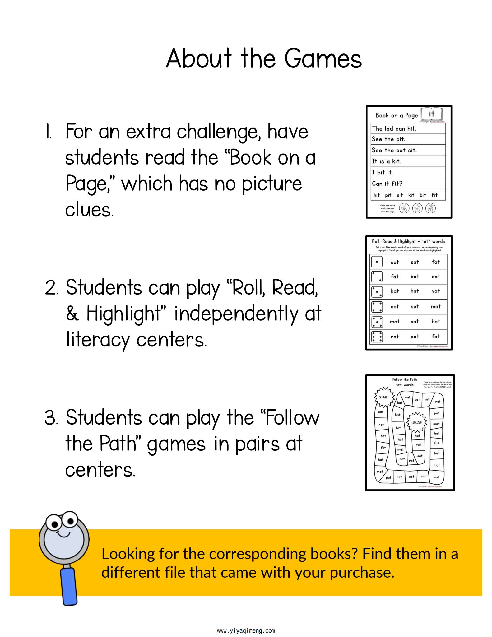 自然拼读互动书Phonics Books and Games
