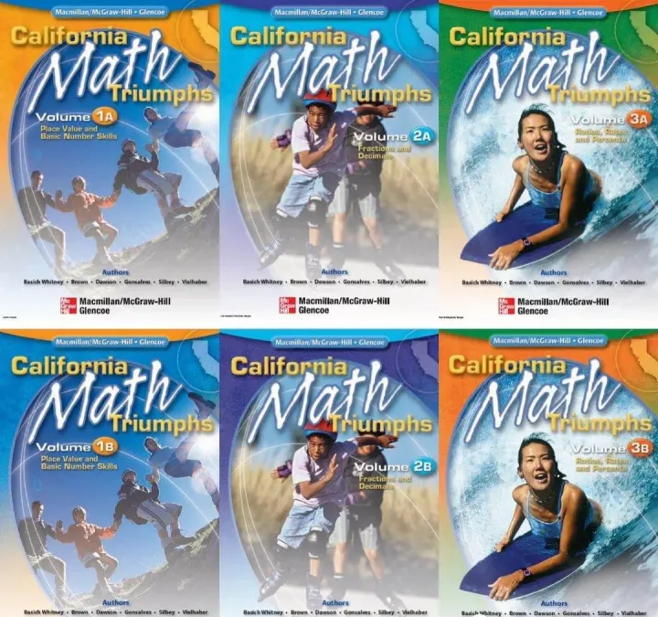 美国加州小学数学教材California Math Triumphs(小学1-6年级教材)