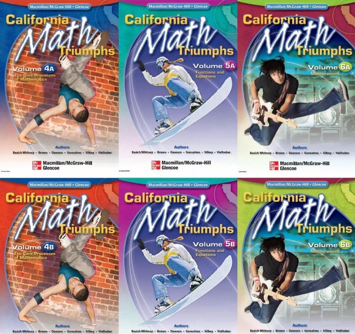 美国加州小学数学教材California Math Triumphs(小学1-6年级教材)