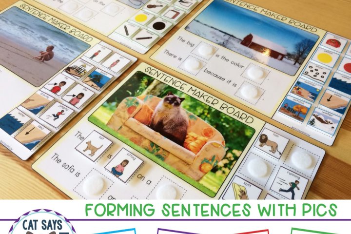 《sentence maker boards》句子组合练习作业纸安静书 电子版PDF 百度云网盘下载 | 咿呀启蒙yiyaqimeng.com